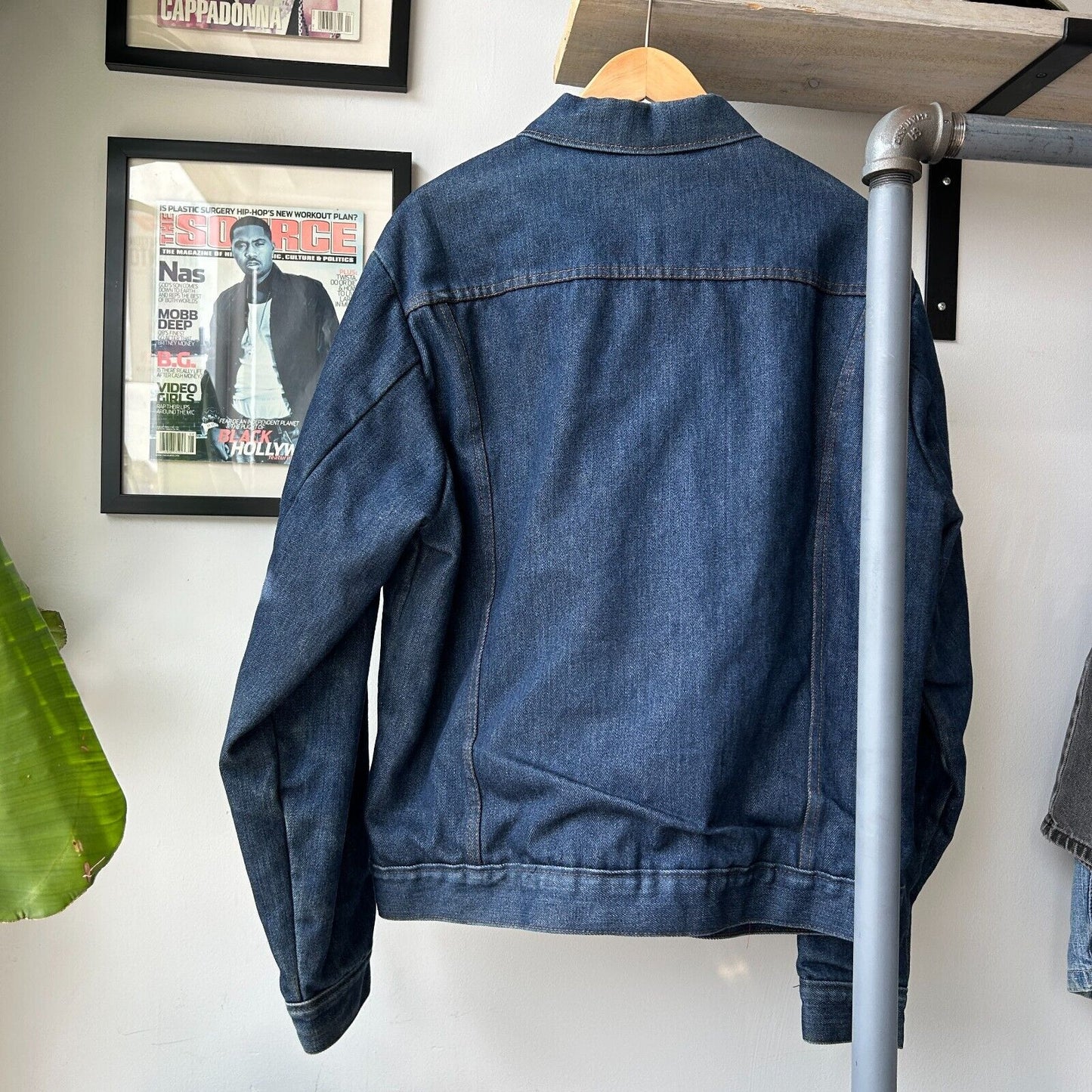 VINTAGE | Western Denim Jean Jacket sz 46 L