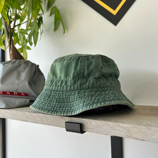 VINTAGE | Sun Faded Green Bucket HAT S/M