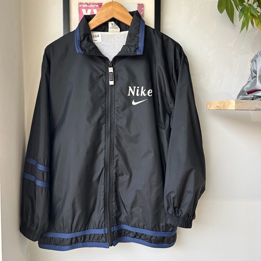 VINTAGE 90s | Nike Zip Up Windbreaker Jacket sz S Adult / L Youth