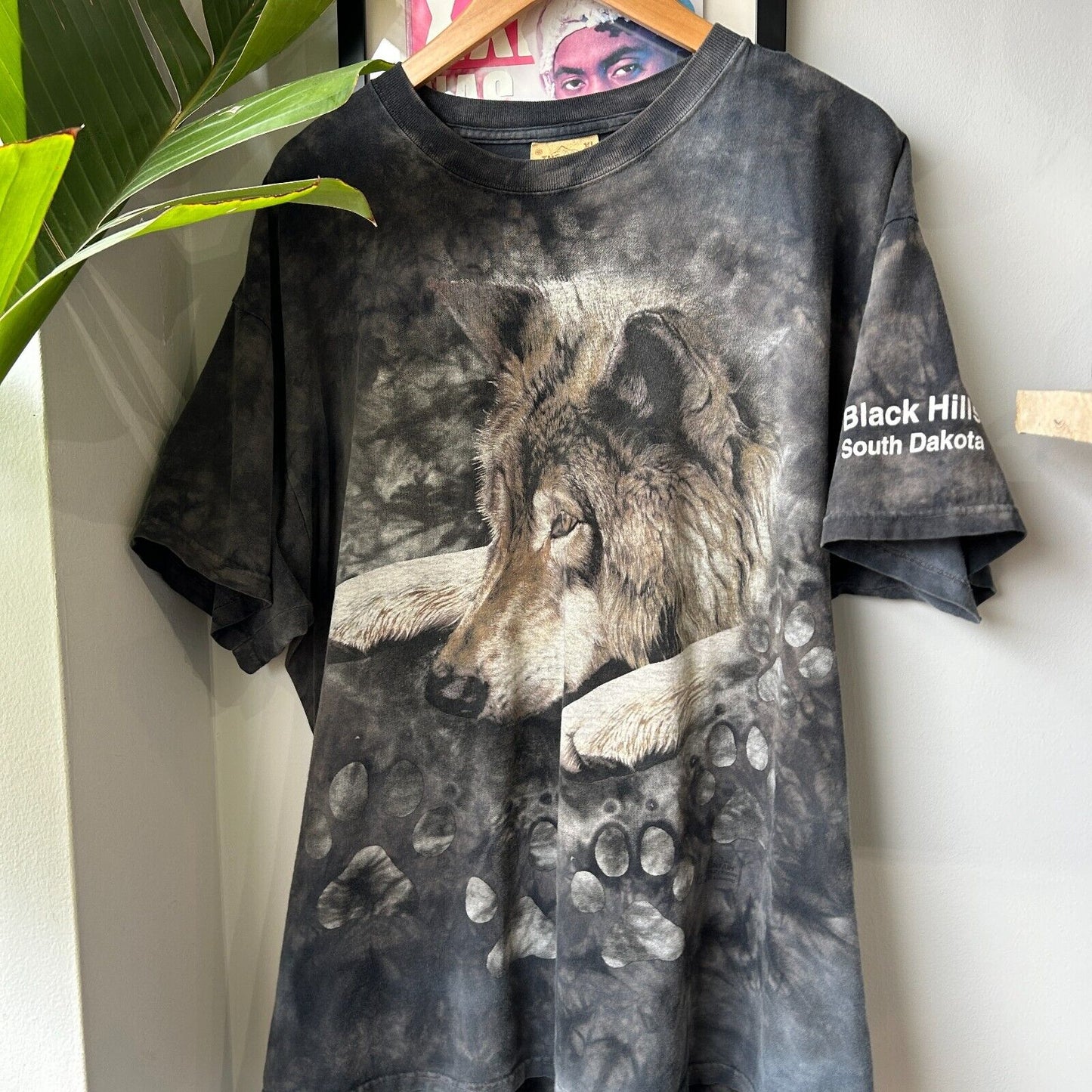 VINTAGE | Big Wolf South Dakota Tye Dye The Mountain T-Shirt sz XL Adult
