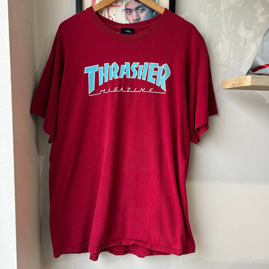 VINTAGE | Thrasher Magazine Skateboarding Logo T-Shirt sz XL