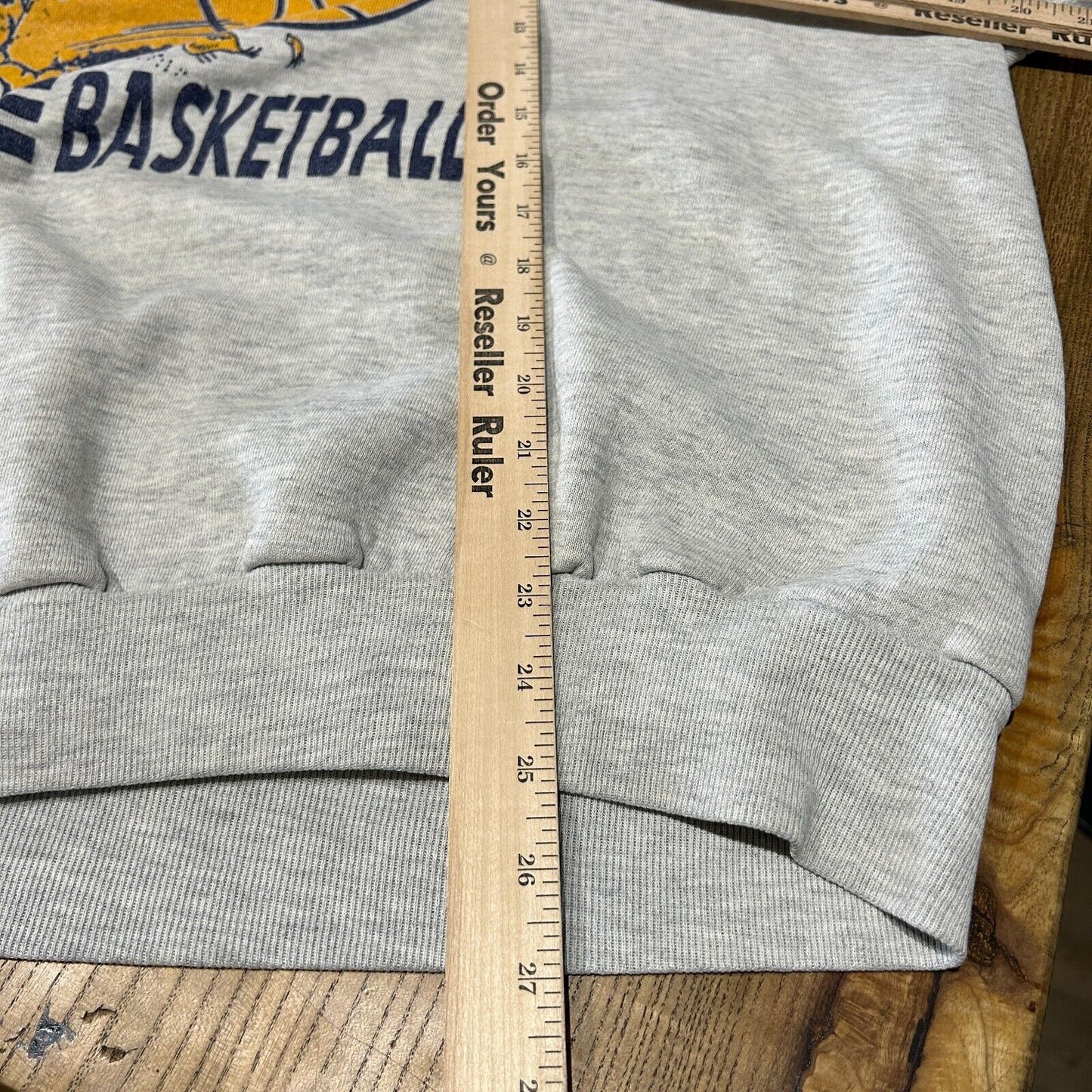 VINTAGE 90s | Miners Basketball Grey Crewneck Sweater sz XXL Adult