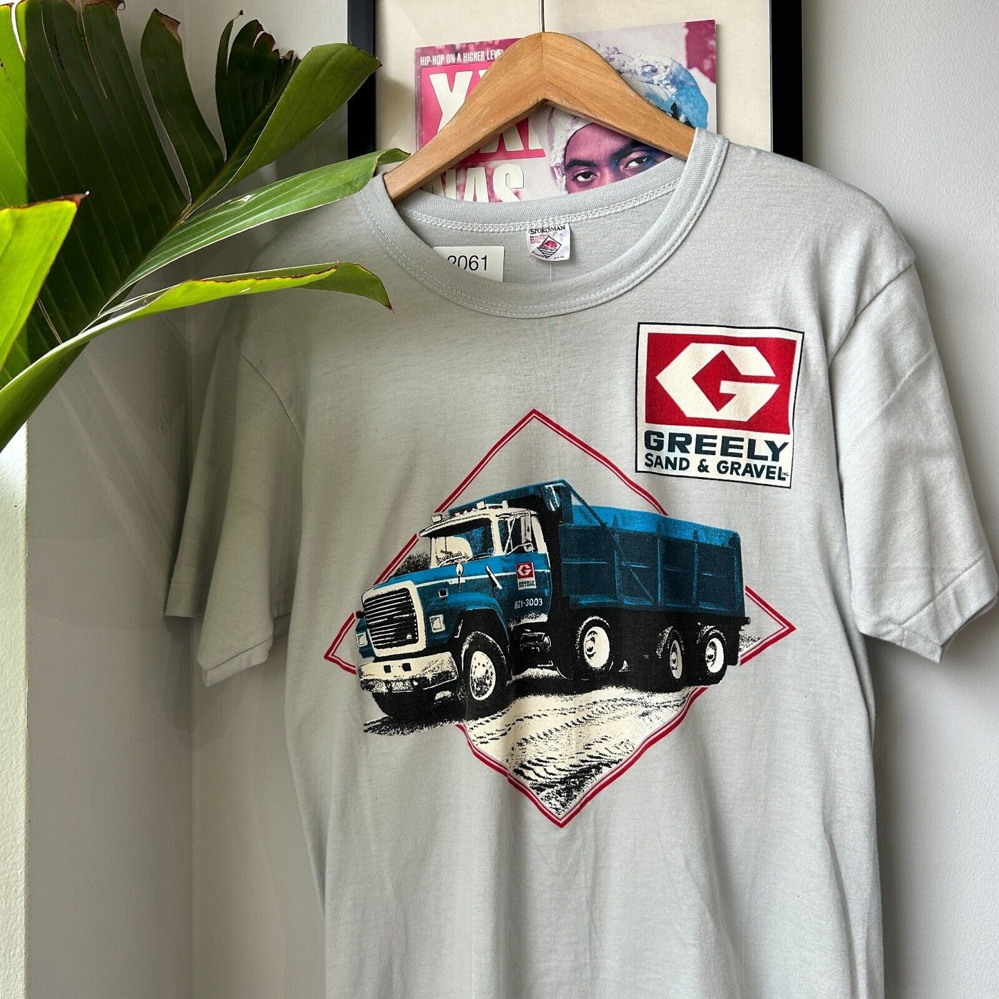 VINTAGE 80s | Greely Sand & Gravel Truck T-Shirt sz S Adult