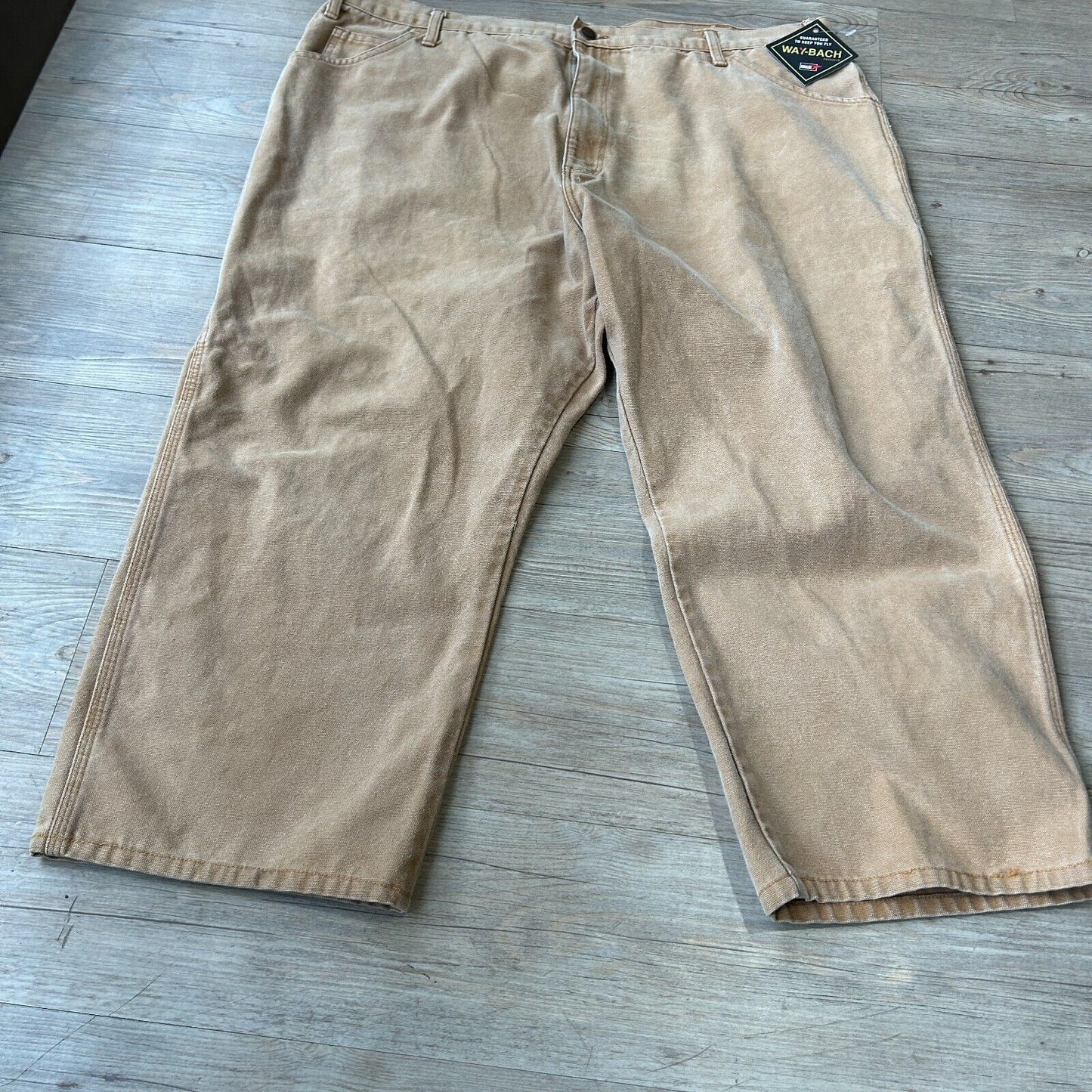 VINTAGE 90s | DICKIES Sun Faded Tan Workwear Carpenter Pants sz W42 L25