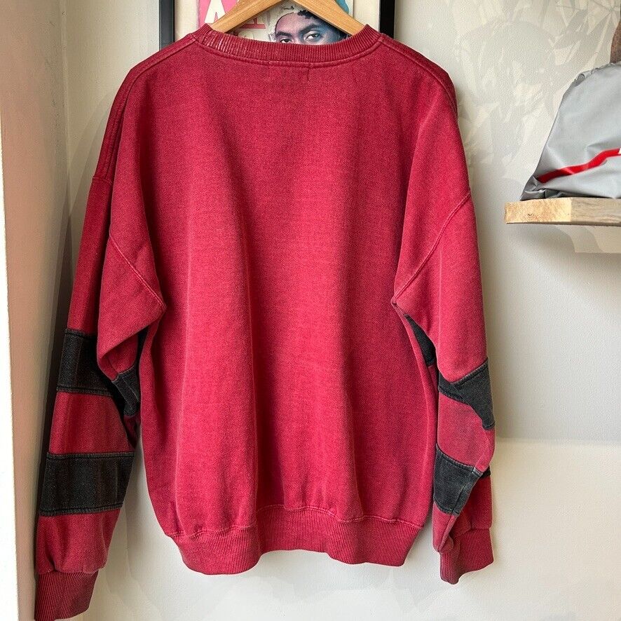 VINTAGE 90s | Olympiade Amsterdam Striped Crew Sweater sz L