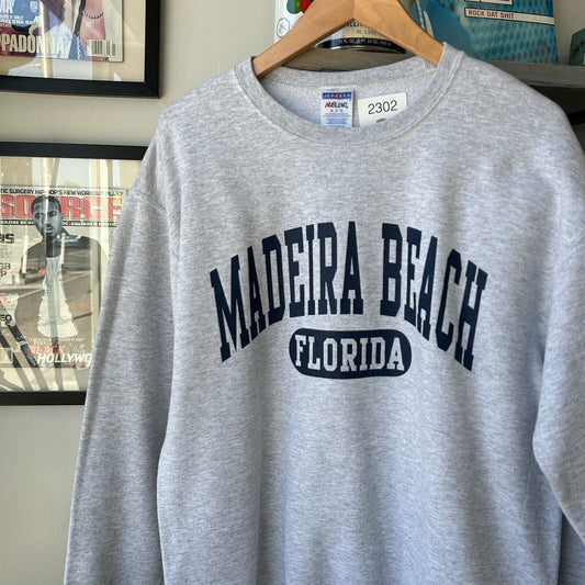 VINTAGE | Madeira Beach Florida Crewneck Sweater sz M Adult