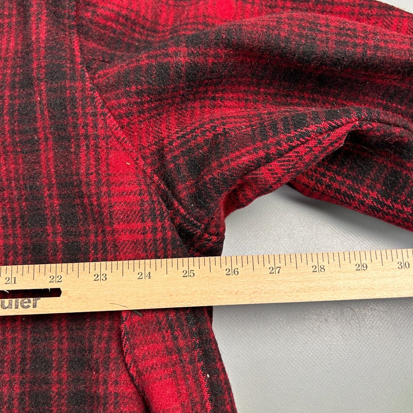 VINTAGE 70s | Woolrich Ontario Hunters Wool Plaid Flannel Lined Jacket sz XL