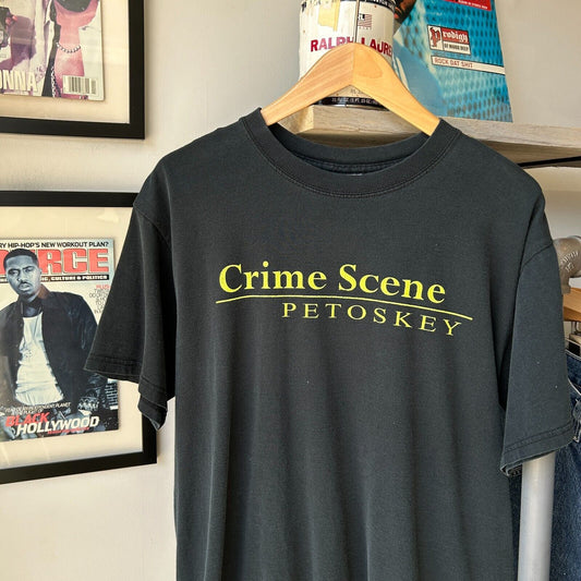 VINTAGE | Crime Scene Coroner T-Shirt sz M Adult