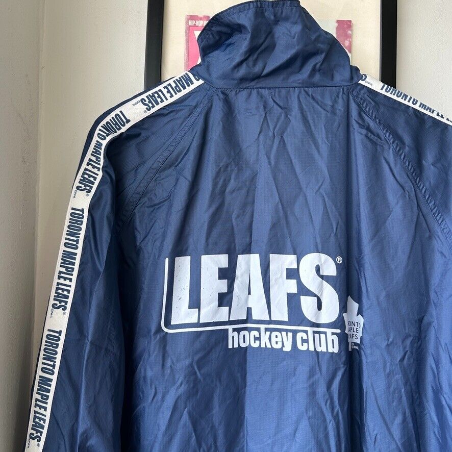 VINTAGE | Toronto Maple Leafs NHL Hockey Club Windbreaker Jacket sz M-L