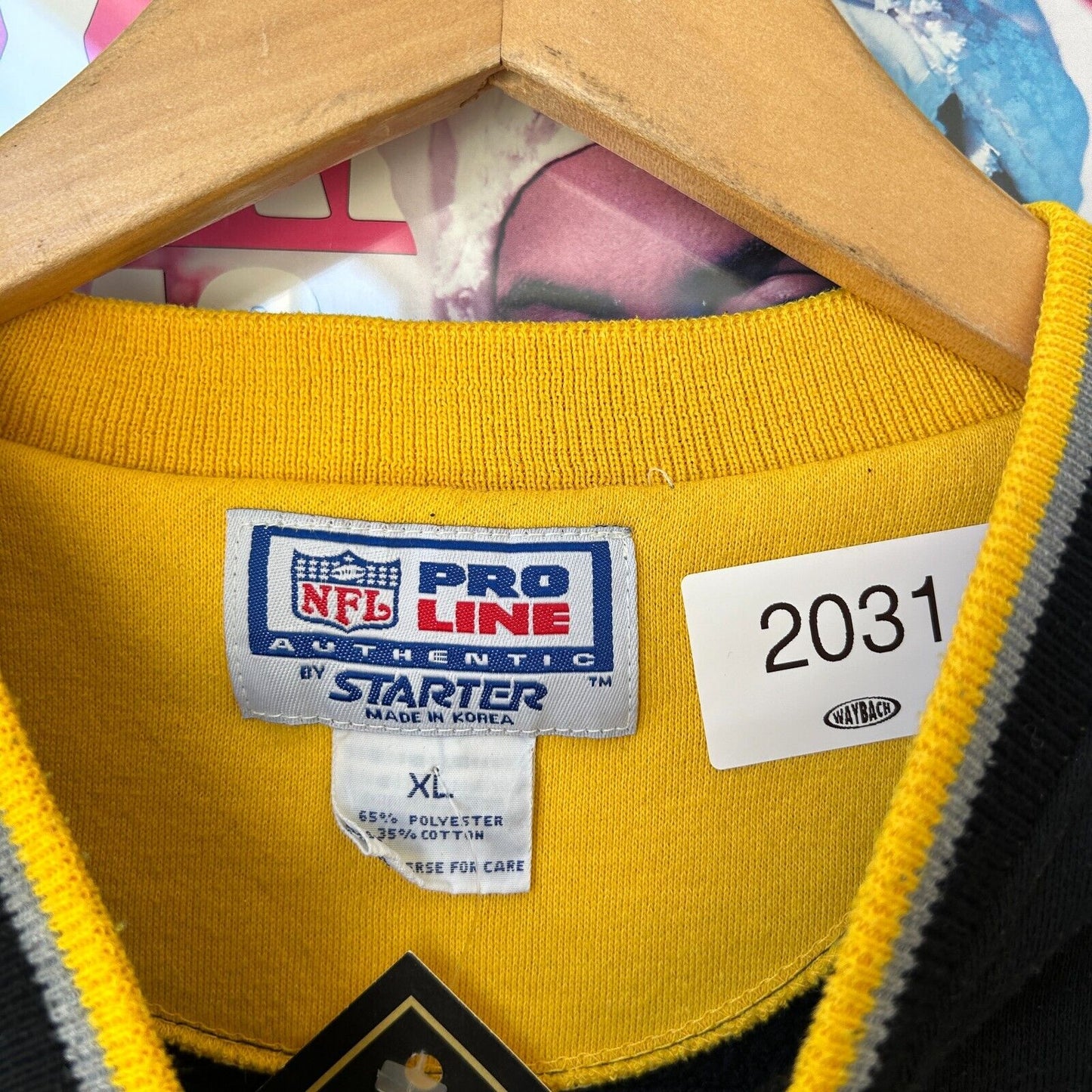 VINTAGE 90s | Pittsburgh Steelers STARTER NFL Crewneck Sweater sz XL Adult