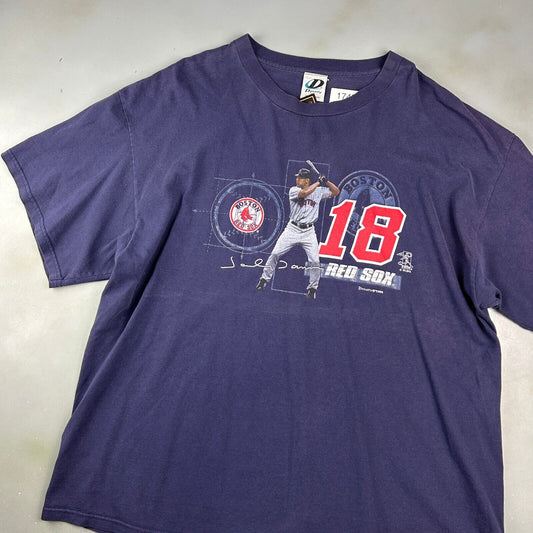 VINTAGE 05' | Boston RED SOX mlb Baseball Player T-Shirt sz XXL Adult