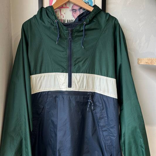 VINTAGE | GAP 1/4 Zip Color Block Anorak Windbreaker Jacket sz L