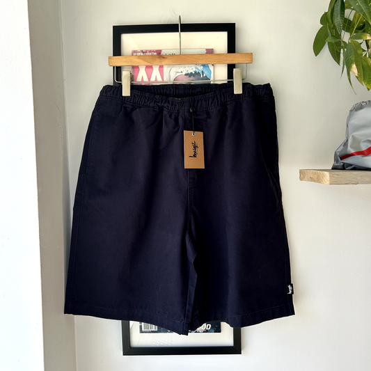 NWT | STUSSY Brushed Bleach Shorts Navy Blue sz XL W32-36 Baggy