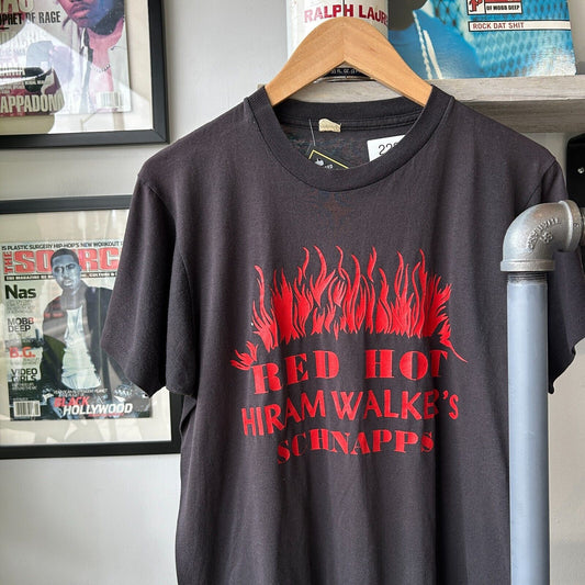 VINTAGE 90s | Red Hot Schnapps Liquor T-Shirt sz M Adult