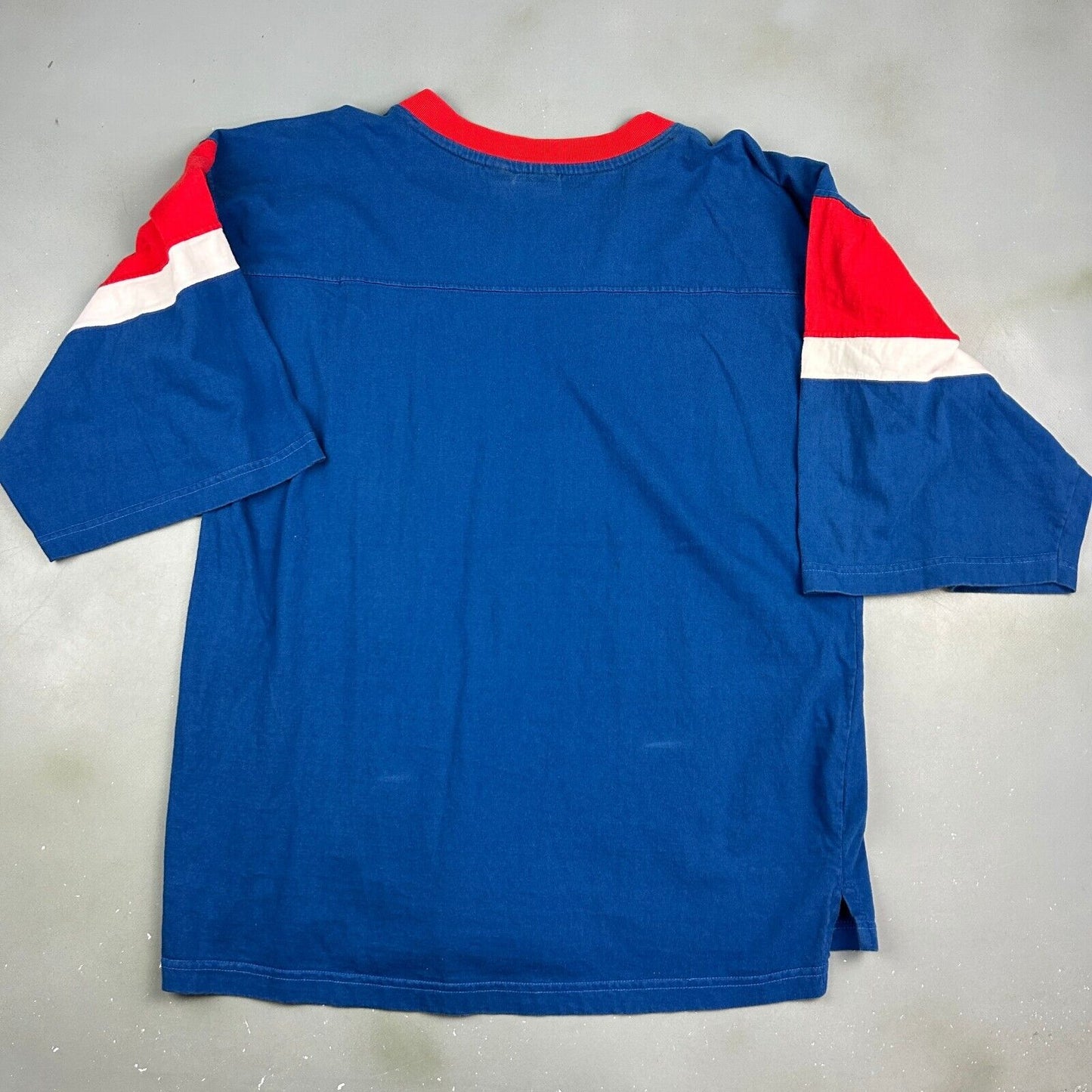 VINTAGE 90s | NFL New York Giants Football 3/4 Sleeve T-Shirt sz L Men Adult