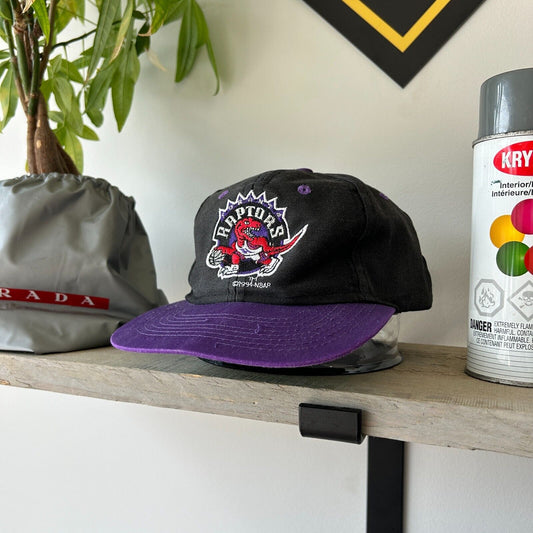 VINTAGE 90s | Toronto Raptors Snapback HAT sz OS