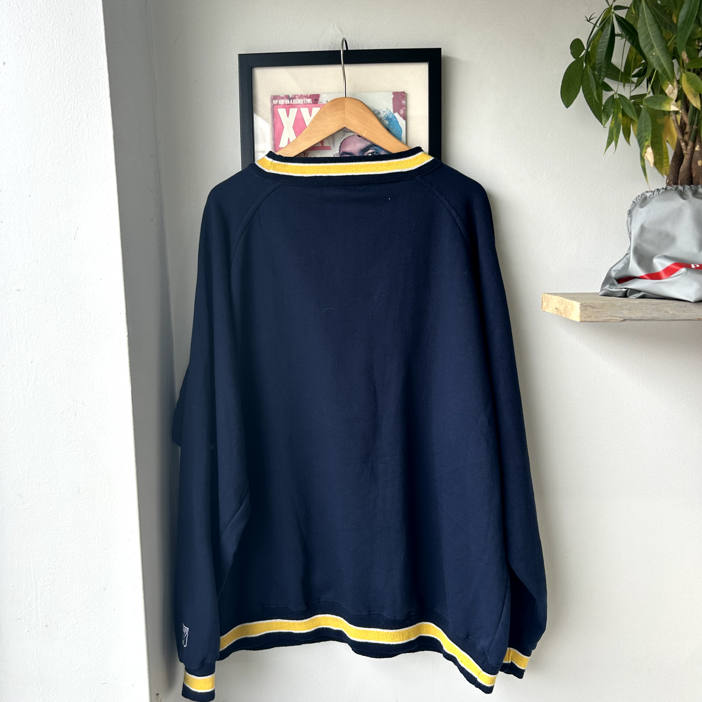 VINTAGE 90s | University Of Michigan Wolverines Crewneck Sweater sz XXL