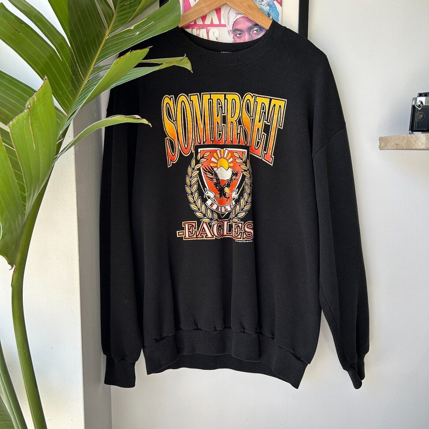 VINTAGE 1994 | Somerset Eagles Crewneck Sweater sz XL Adult