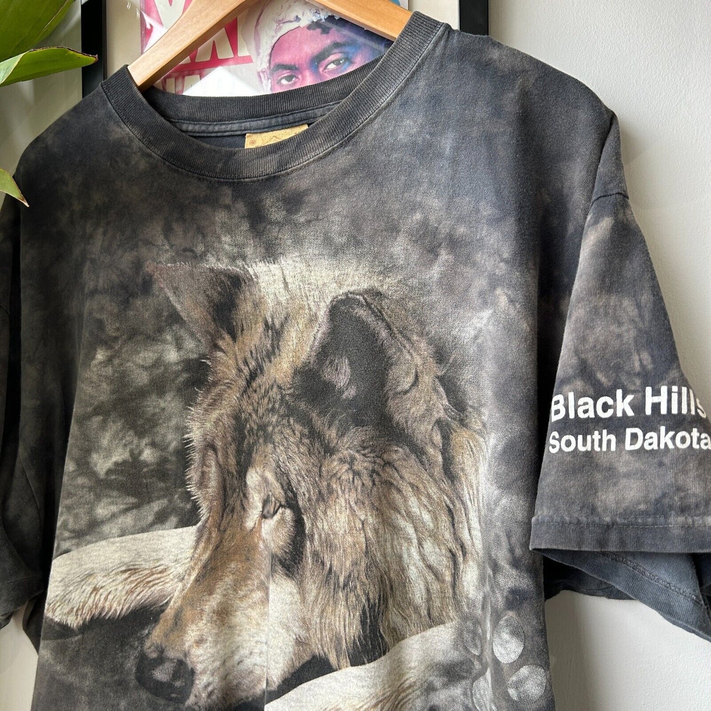 VINTAGE | Big Wolf South Dakota Tye Dye The Mountain T-Shirt sz XL Adult