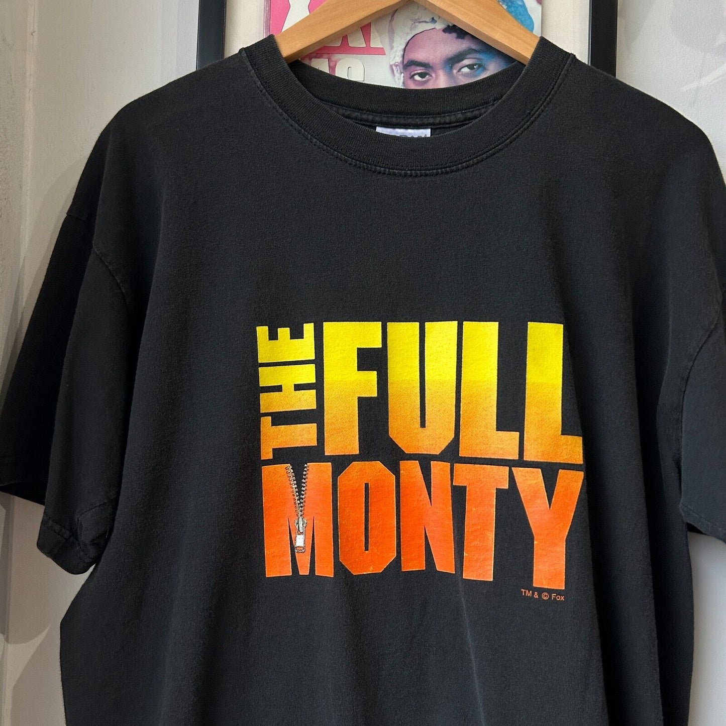 VINTAGE 90s | The Full Monty Drop Everything T-Shirt sz L