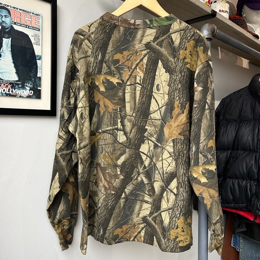 VINTAGE 90s | Real Tree Camo Long Sleeve T-Shirt sz XL