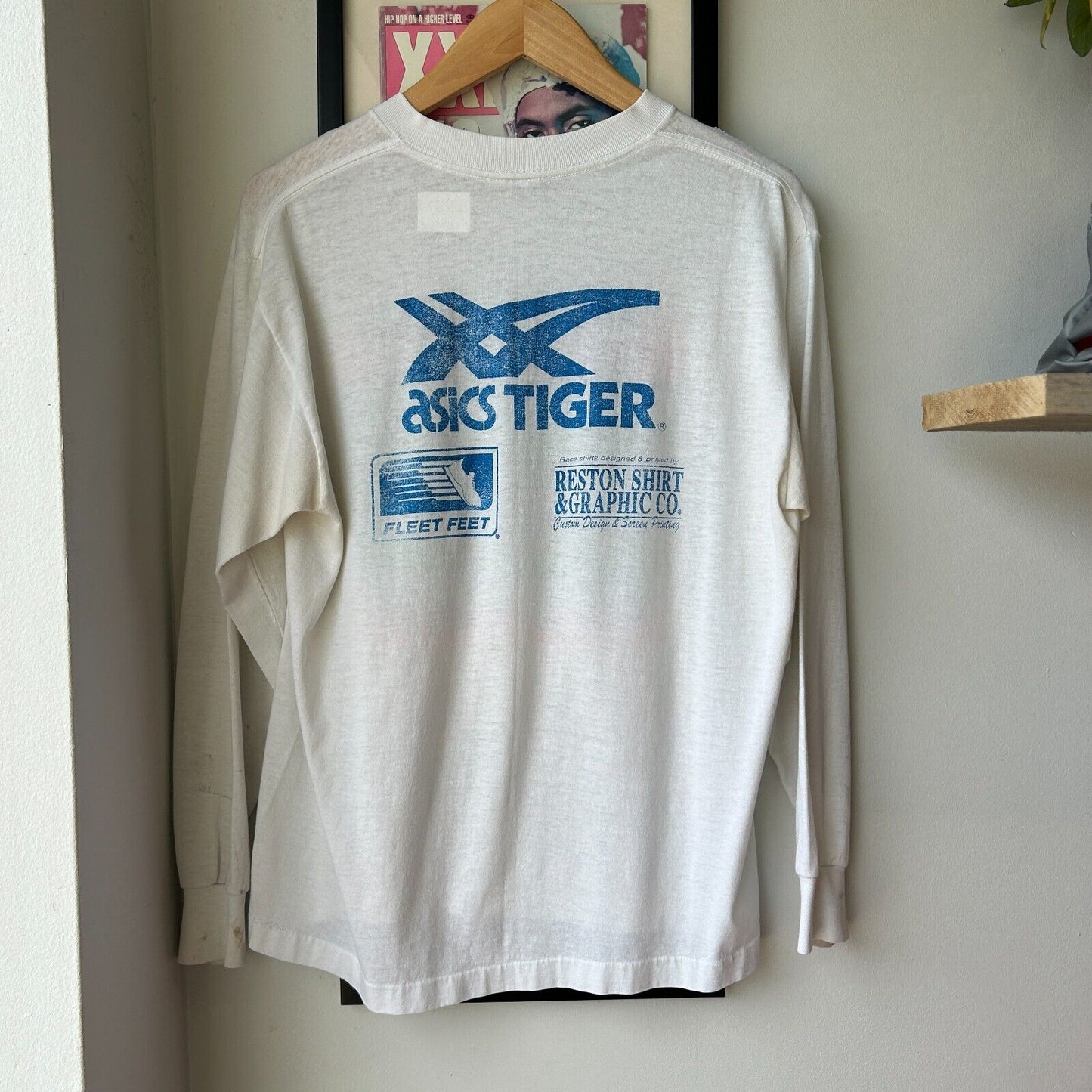 VINTAGE 90s | Marathon ASICS Tiger Running Long Sleeve T-Shirt sz M