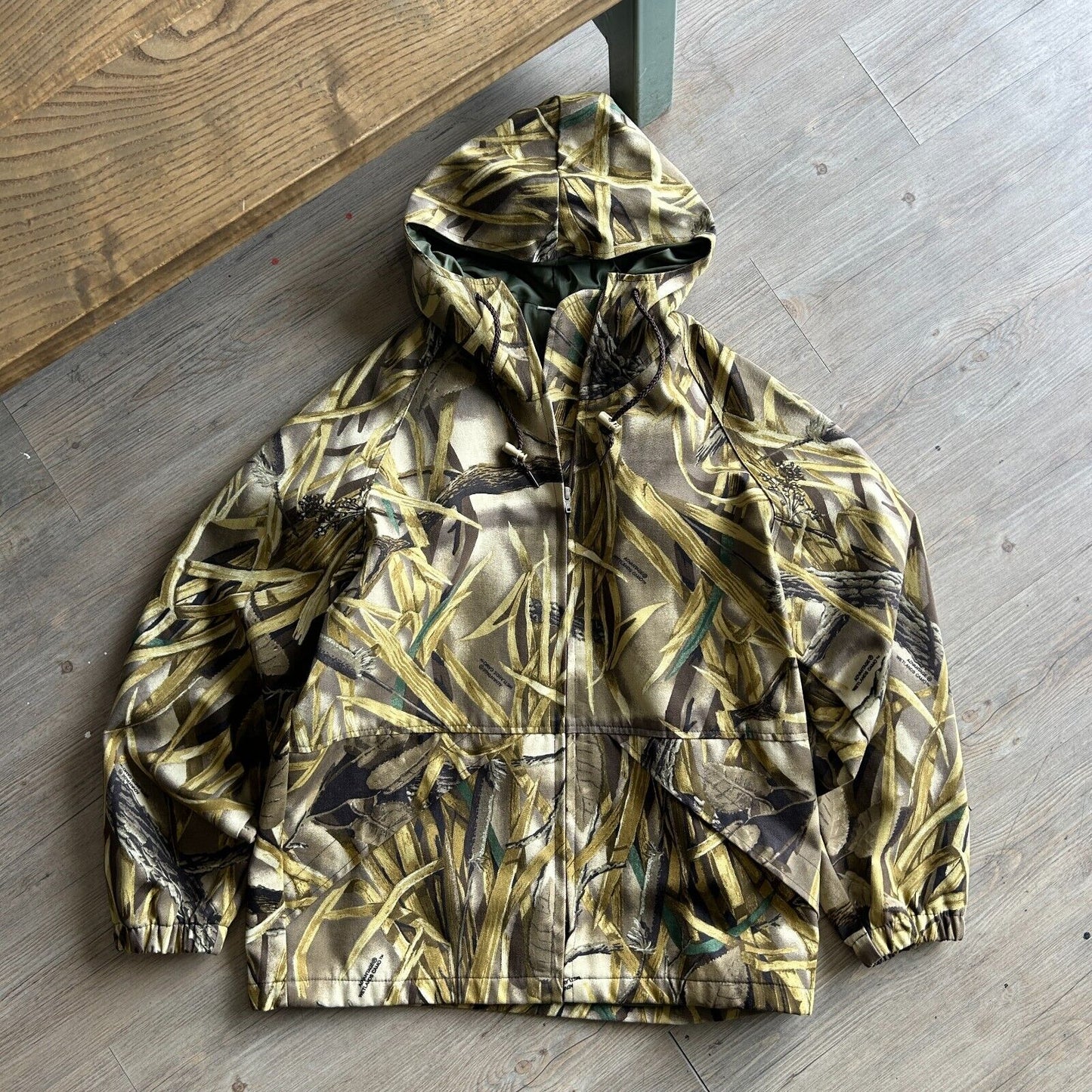 VINTAGE | Advantage Wetlands Camo Cotton Canvas Jacket sz L Adult