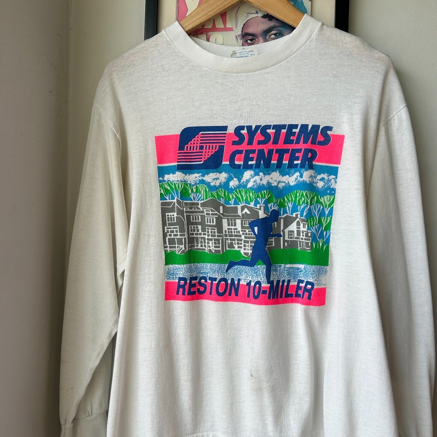 VINTAGE 90s | Marathon ASICS Tiger Running Long Sleeve T-Shirt sz M