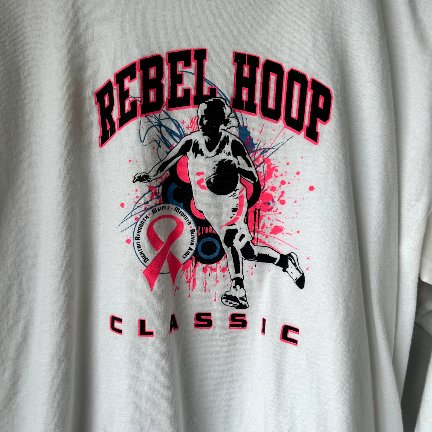 VINTAGE 2000s | Rebel Hoop Classic Long Sleeve T-Shirt sz L Adult