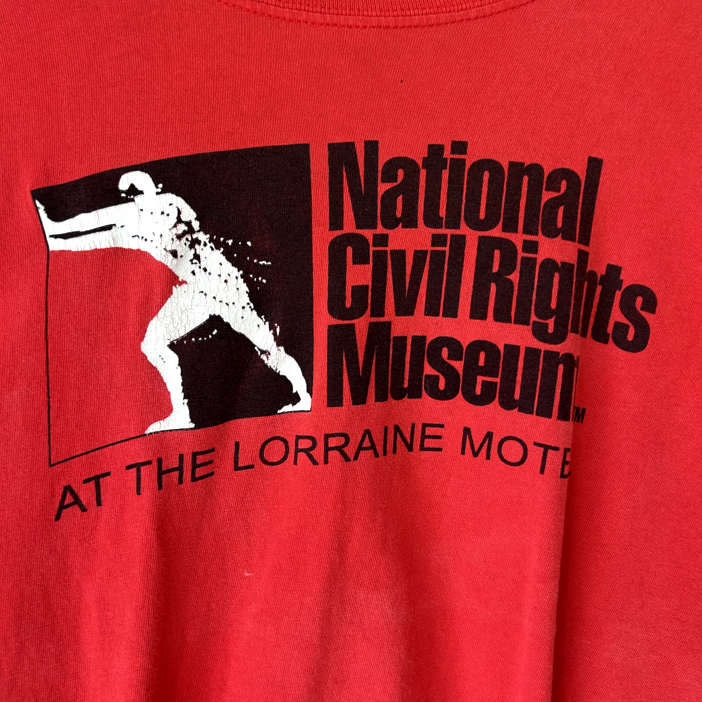 National Civil Rights Museum Lorraine Motel Red T-Shirt sz L Adult