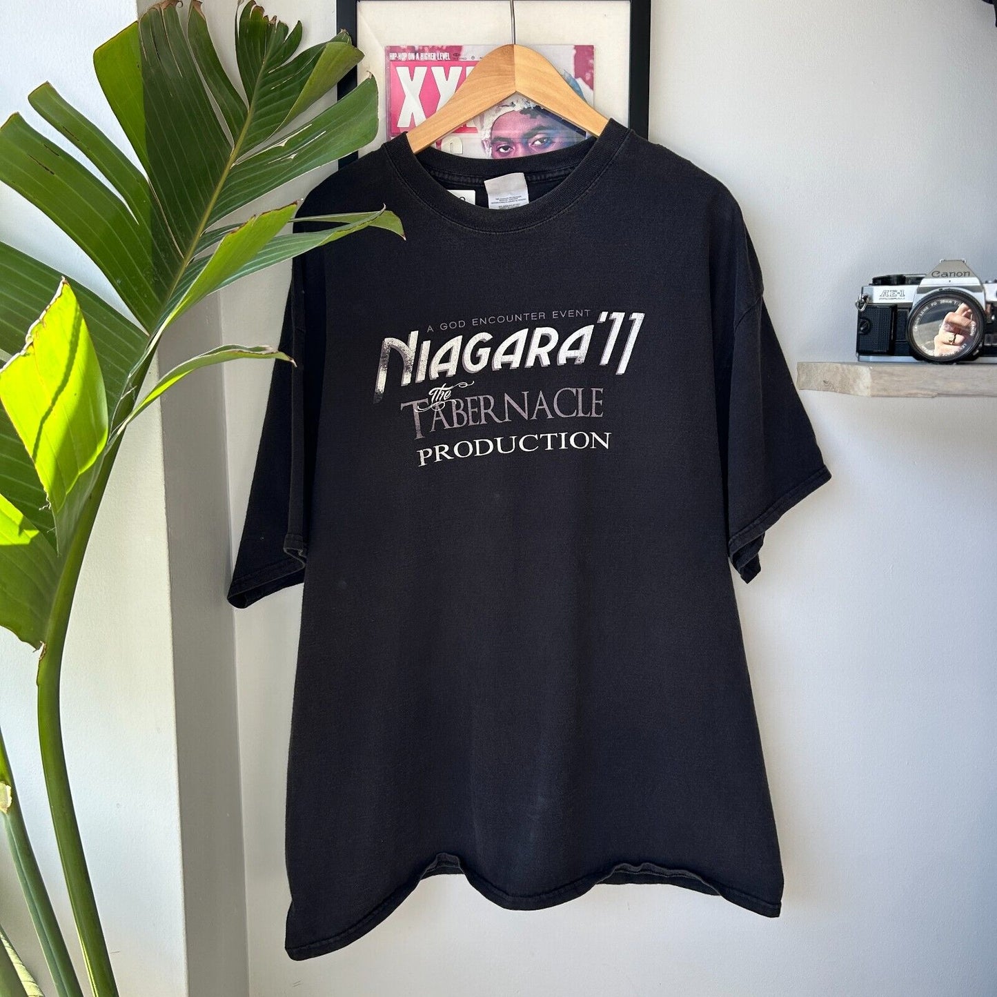 VINTAGE 90s | Niagara '11 Tabernacle Production T-Shirt sz XXL Adult