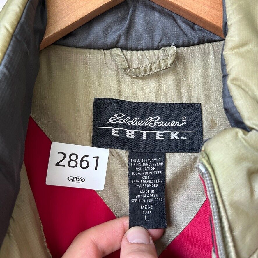 VINTAGE 90s | Eddie Bauer EBTEK Technical Down Vest Jacket sz L