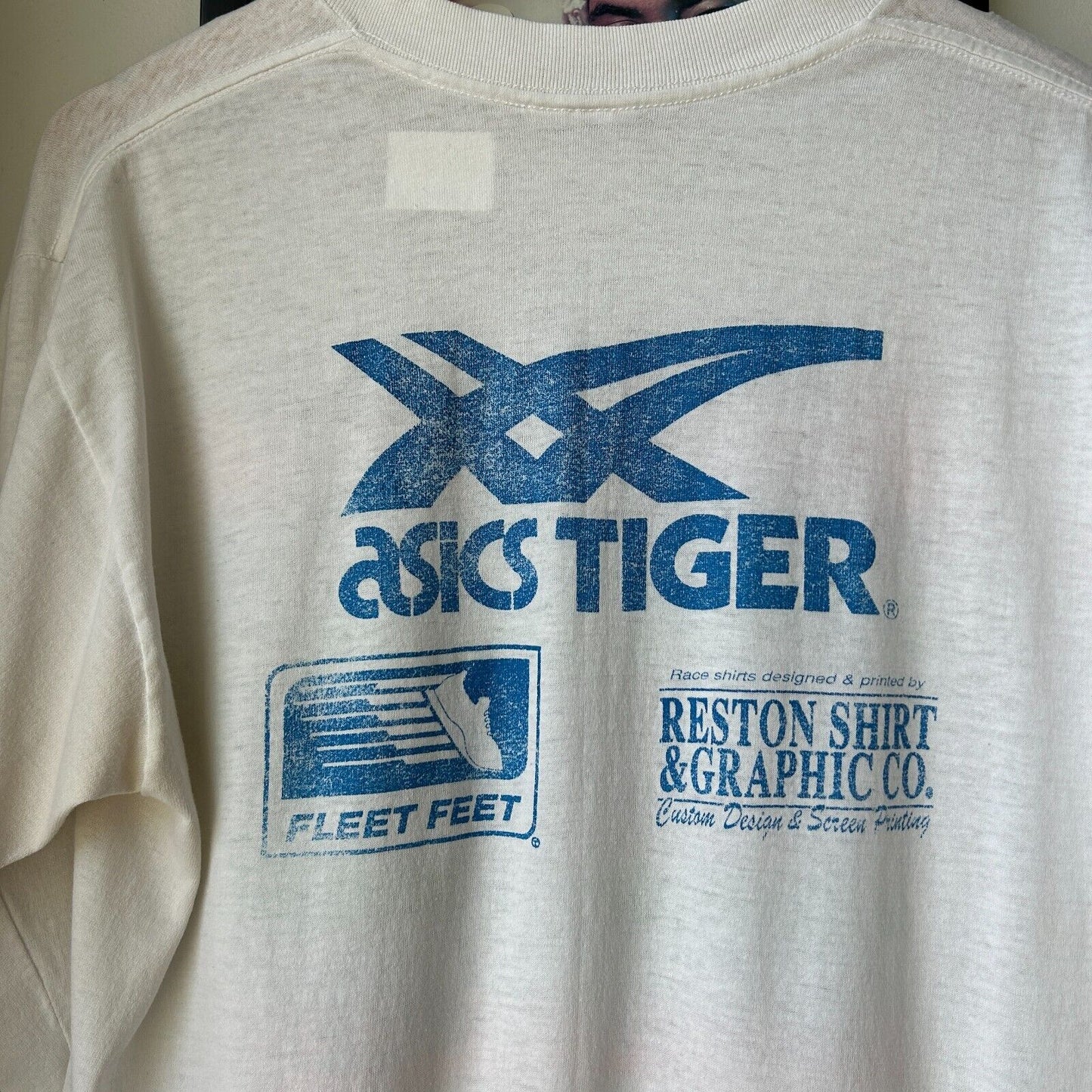 VINTAGE 90s | Marathon ASICS Tiger Running Long Sleeve T-Shirt sz M