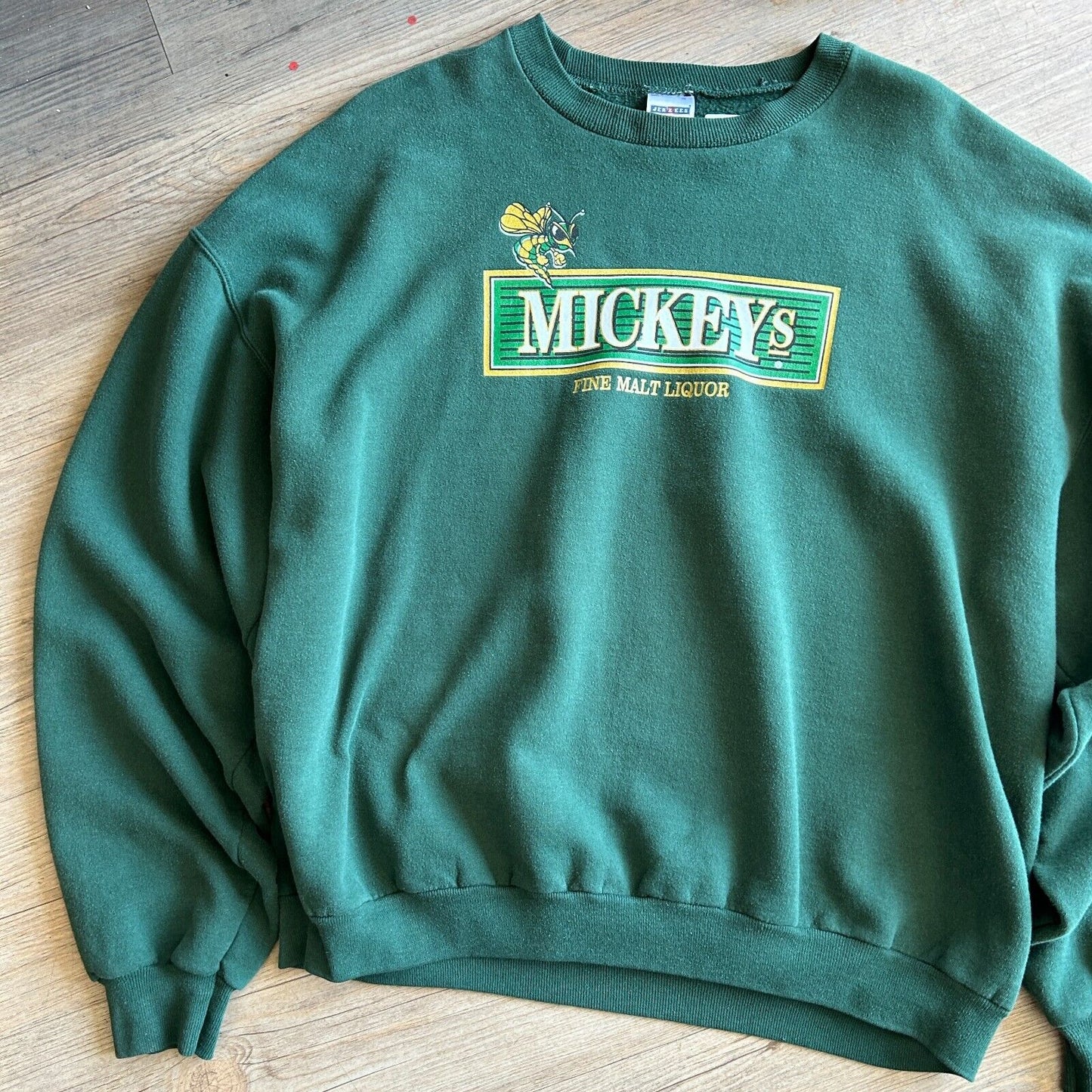 VINTAGE 90s | Mickeys Fine Malt Liquor Crew Sweater sz XL