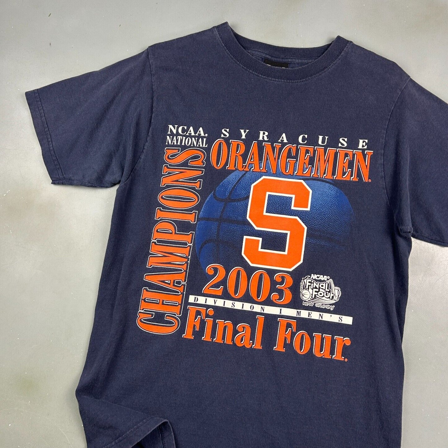 VINTAGE 2003 | Syracuse Orangemen Final Four Basketball T-Shirt sz S-M Adult