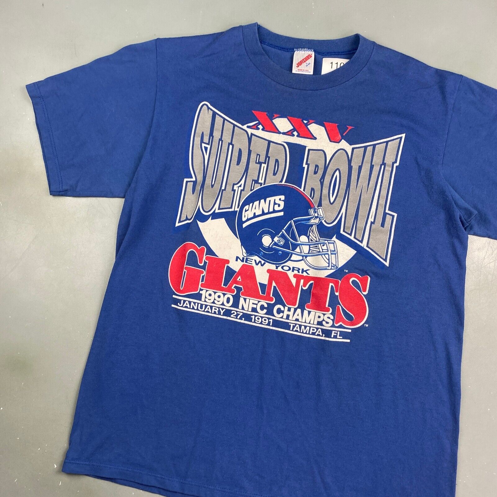 Vintage New York Giants Football Super Bowl 1991 Sweatshirt by Fruit of the  Lo