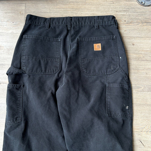 VINTAGE | Carhartt Faded Black Workwear Pants sz W32 L30