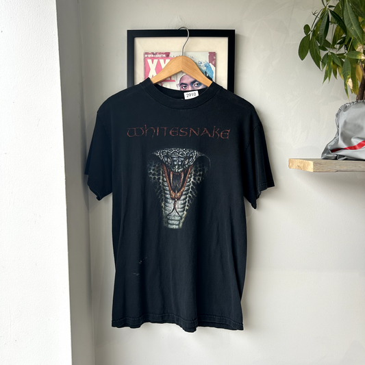 VINTAGE Y2K | Whitesnake Cobra Graphic T-Shirt sz M Adult Black