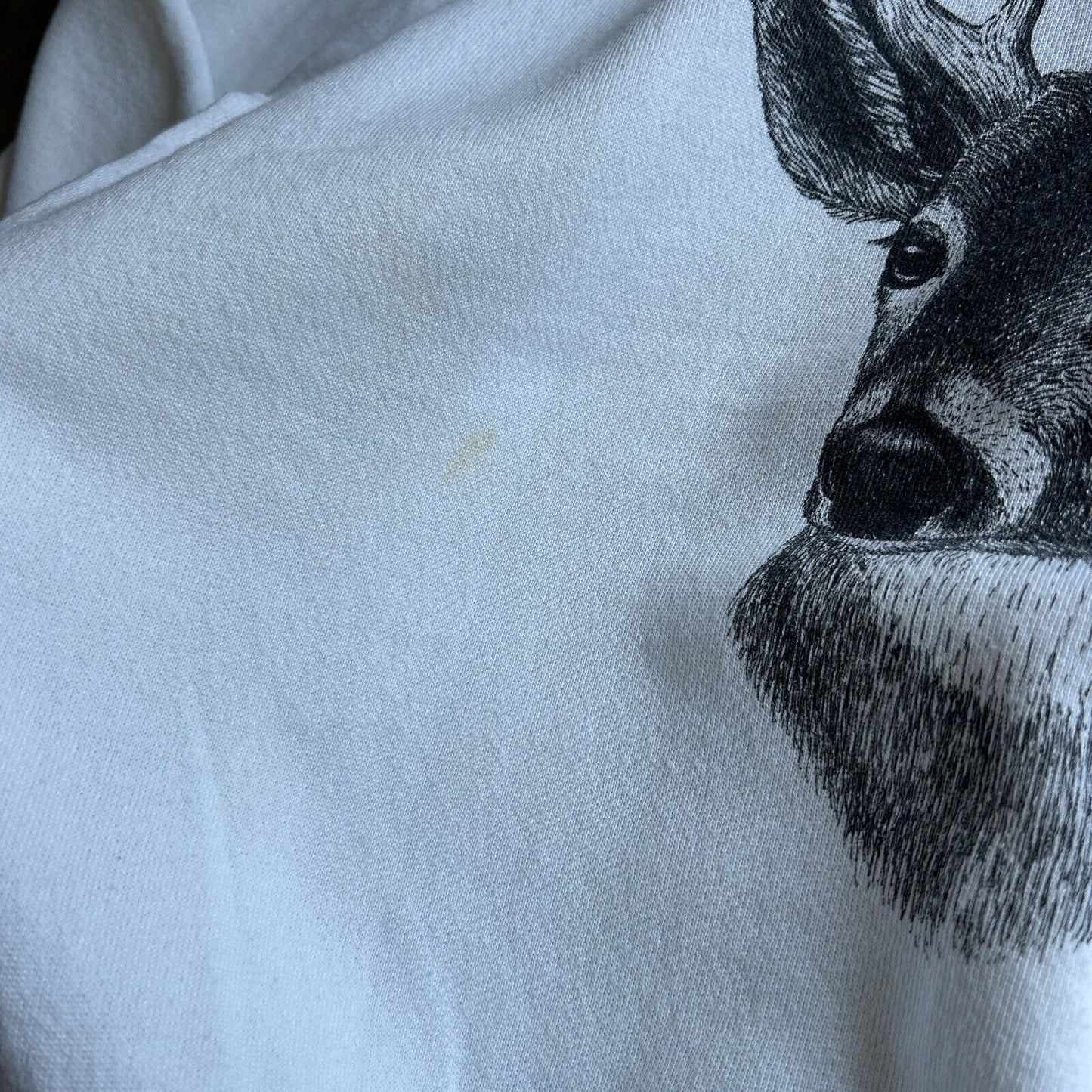 VINTAGE 80s | Deer Animal Artwork Print Crew Sweater sz L