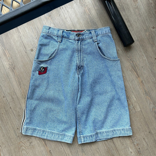 VINTAGE 90s | Skunk JNCO Jeans Baggy Denim Shorts sz W30