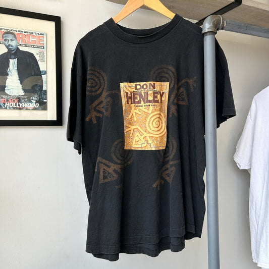 VINTAGE 90s | Don Henley World Tour Band T-Shirt sz L