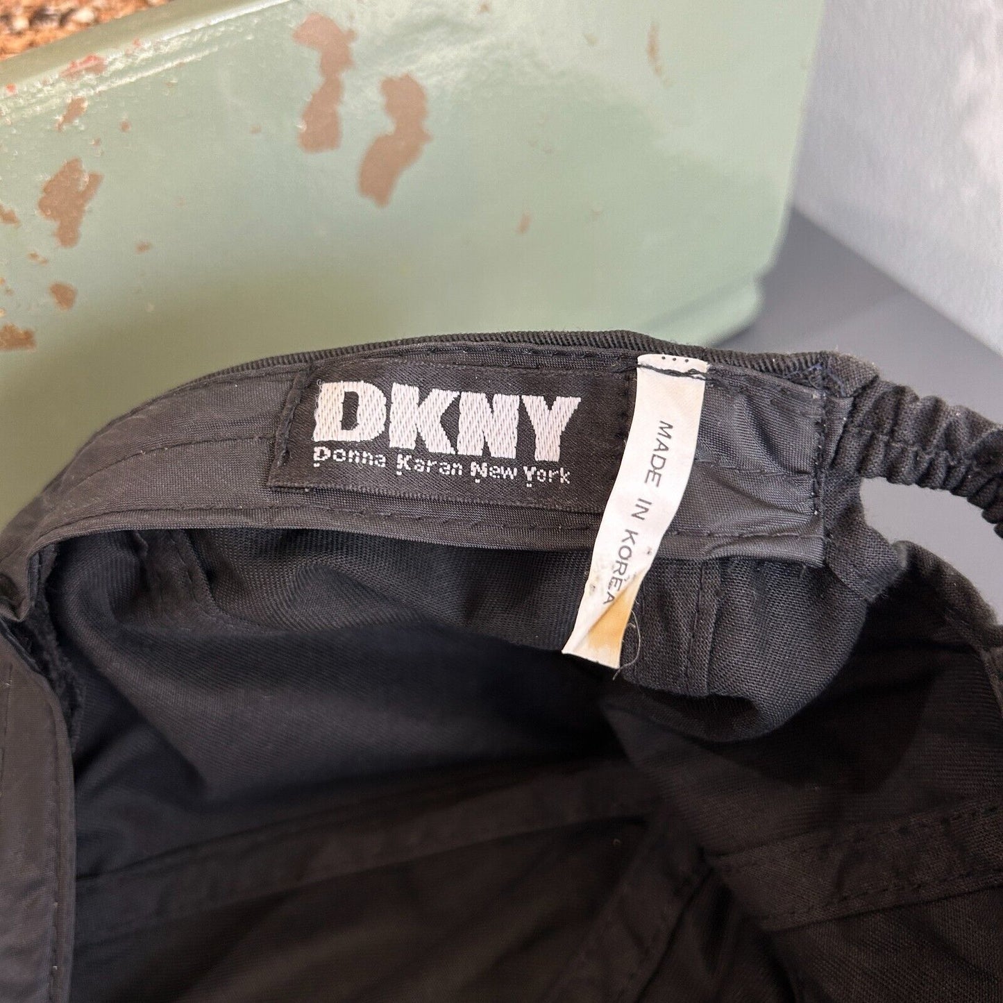 VINTAGE 90s | DKNY Donna Karan 6 Panel Cap HAT sz S/M