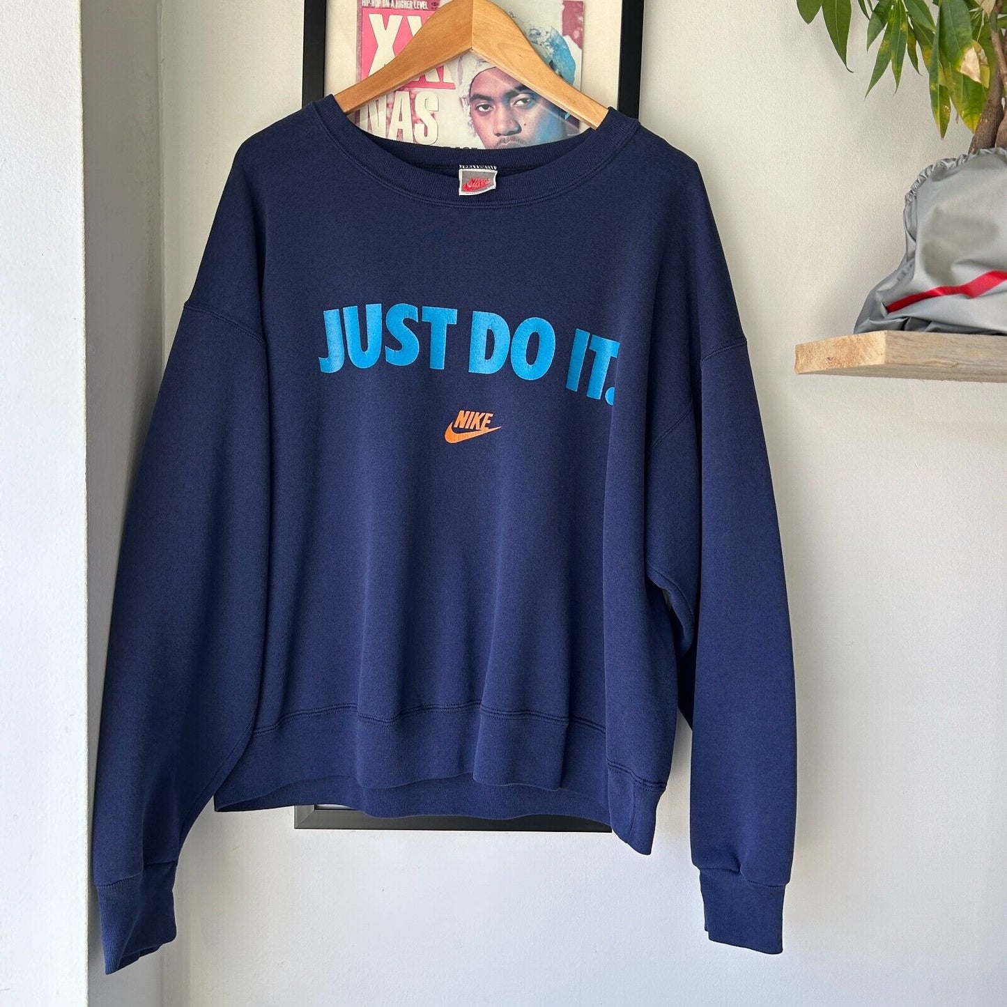 VINTAGE 80s-90s | Nike Just Do It Crewneck Sweater sz XL