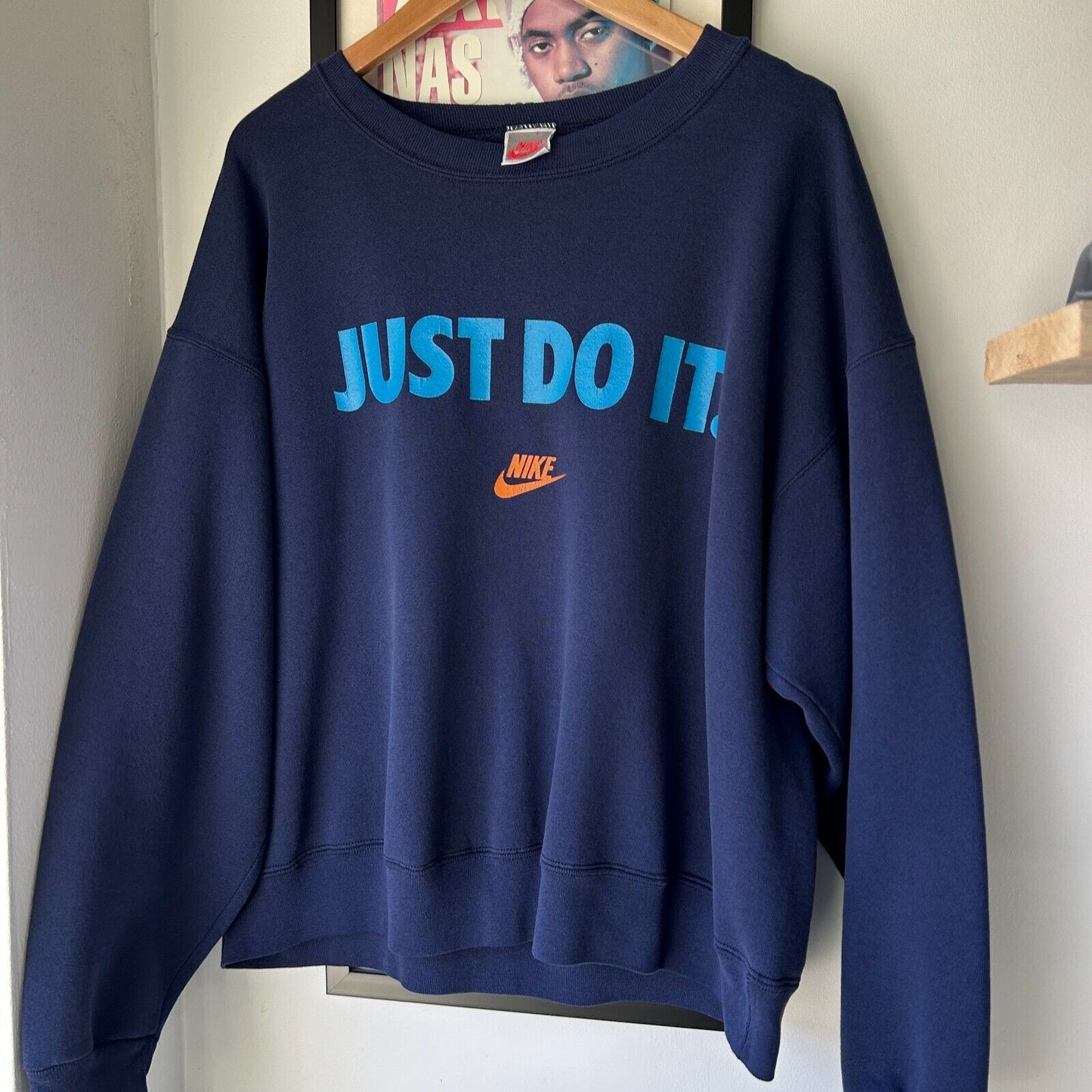 VINTAGE 80s-90s | Nike Just Do It Crewneck Sweater sz XL