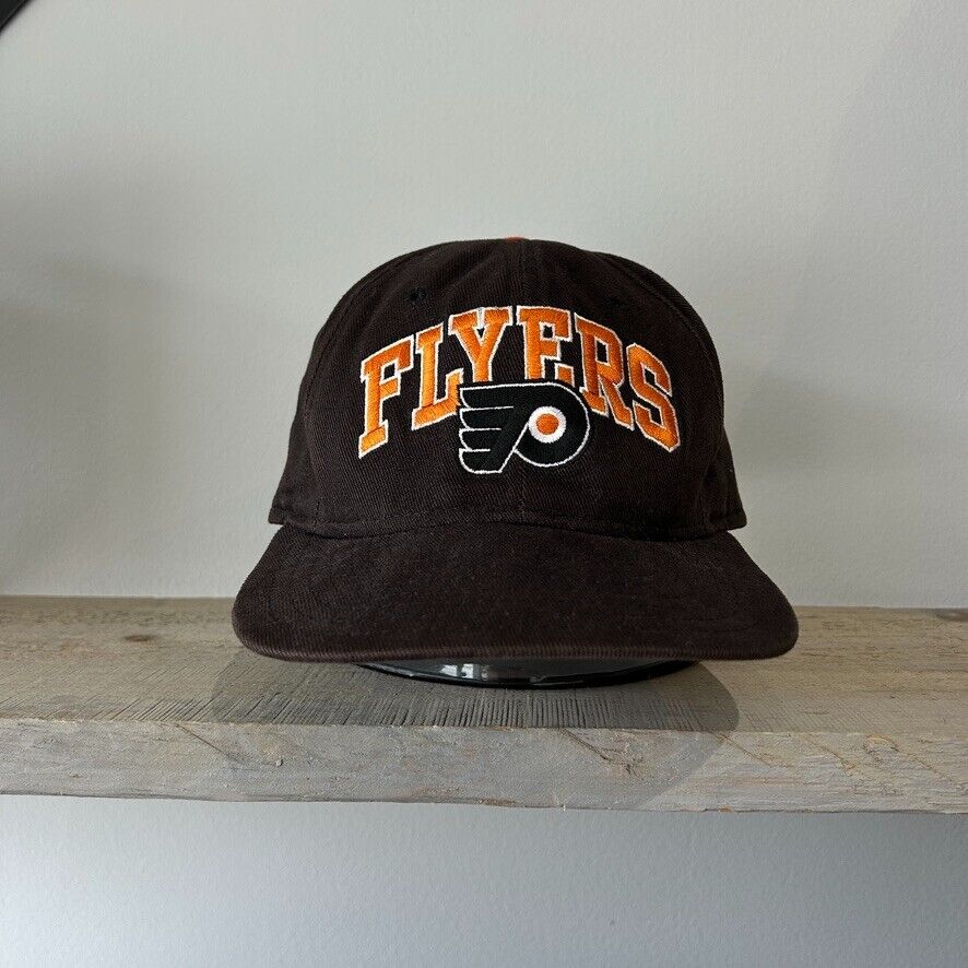 VINTAGE 90s | Philadelphia Flyers Center Collection New Era Snapback HAT sz OS